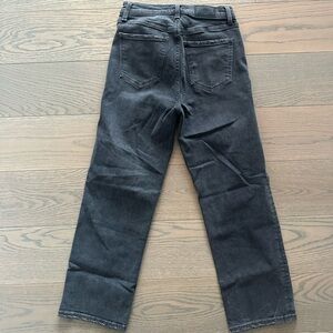Dark Gray Denim Jeans